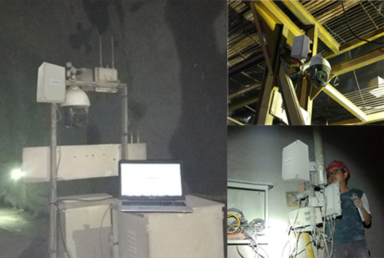 矿区隧道及化工厂区应用现场