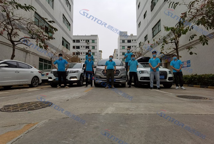 通宝TB222技术团队出发前合影