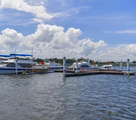 深圳某渔政漂浮式码头无线传输项目