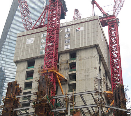 甘肃某工地现场吊塔专用无线传输方案