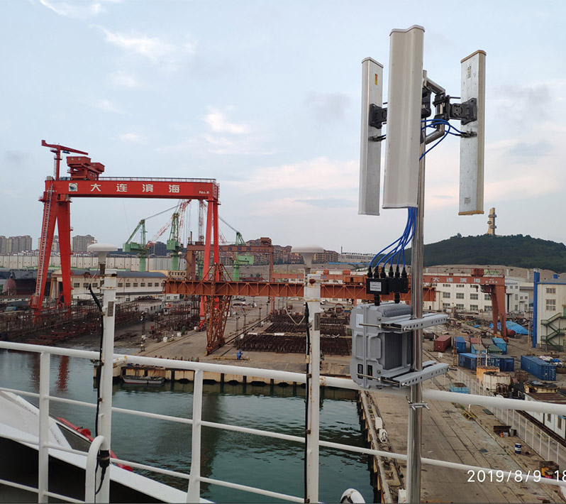 港口门机无线视频监控                                                               